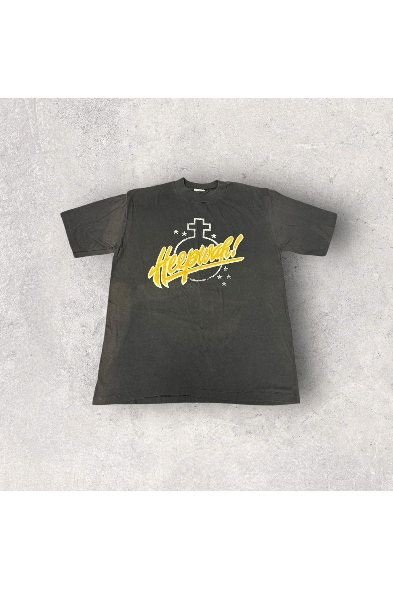 Vintage Velva Sheen Heepwah! Religious Tee- L