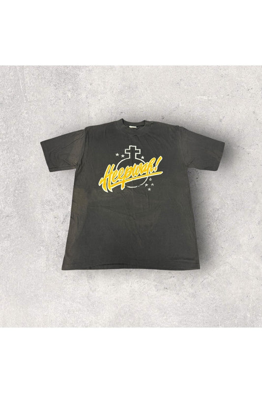 Vintage Velva Sheen Heepwah! Religious Tee- L