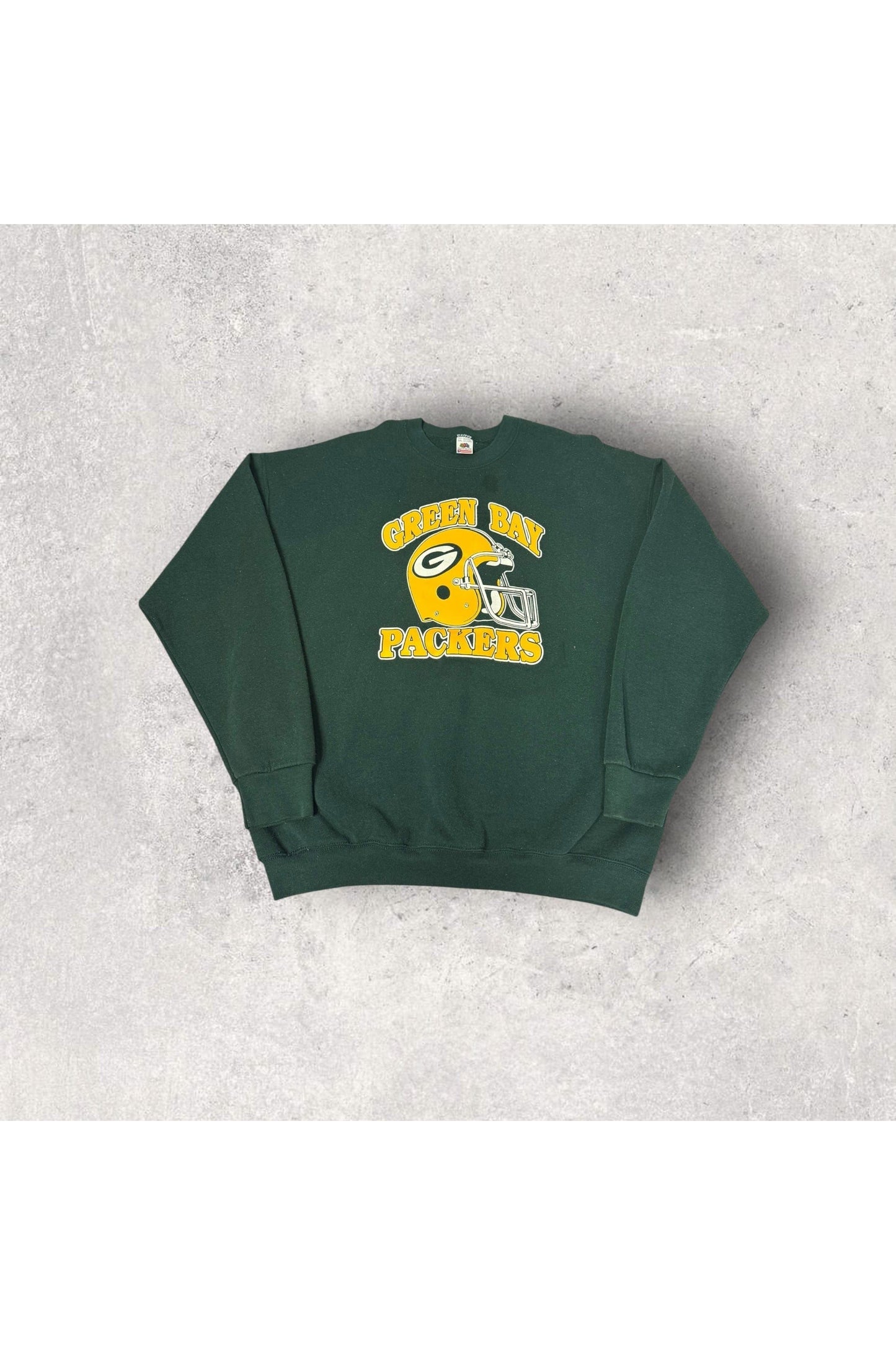 Vintage 90s Fruit of the Loom Green Bay Packers Crewneck- XXL