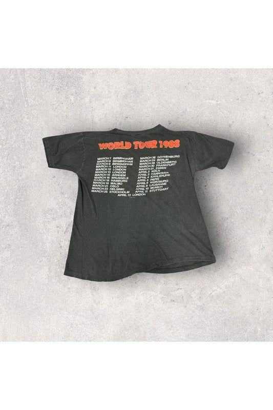 Vintage 1988 AC/DC Blow Up Your Video World Tour Tee- L