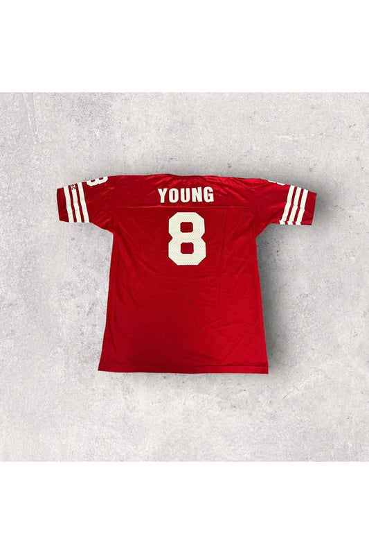 Vintage Champion San Francisco 49ers Steve Young Football Jersey- SZ 48