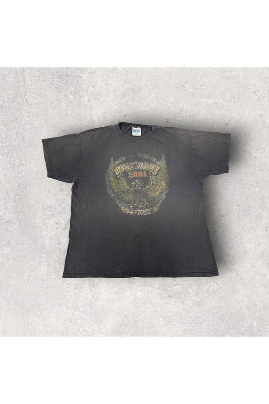 Vintage Tultex Bike Week 2001 Daytona Beach Tee- L