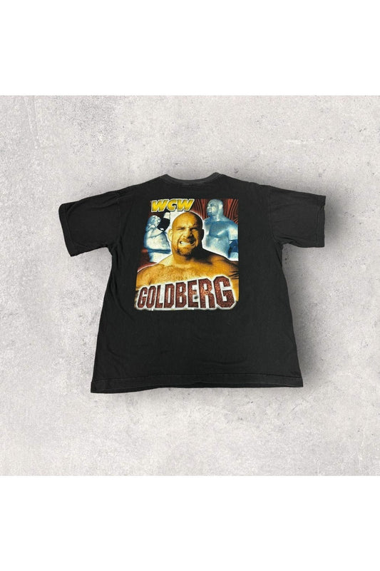 Vintage Single Stitch WCW Goldberg Bootleg Rap Tee- L/XL