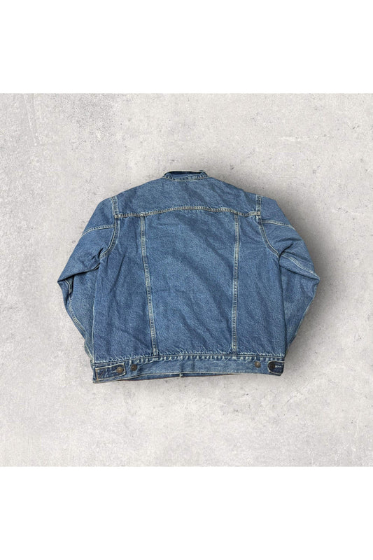 Levi's Flannel Lined Denim Trucker Jacket- L