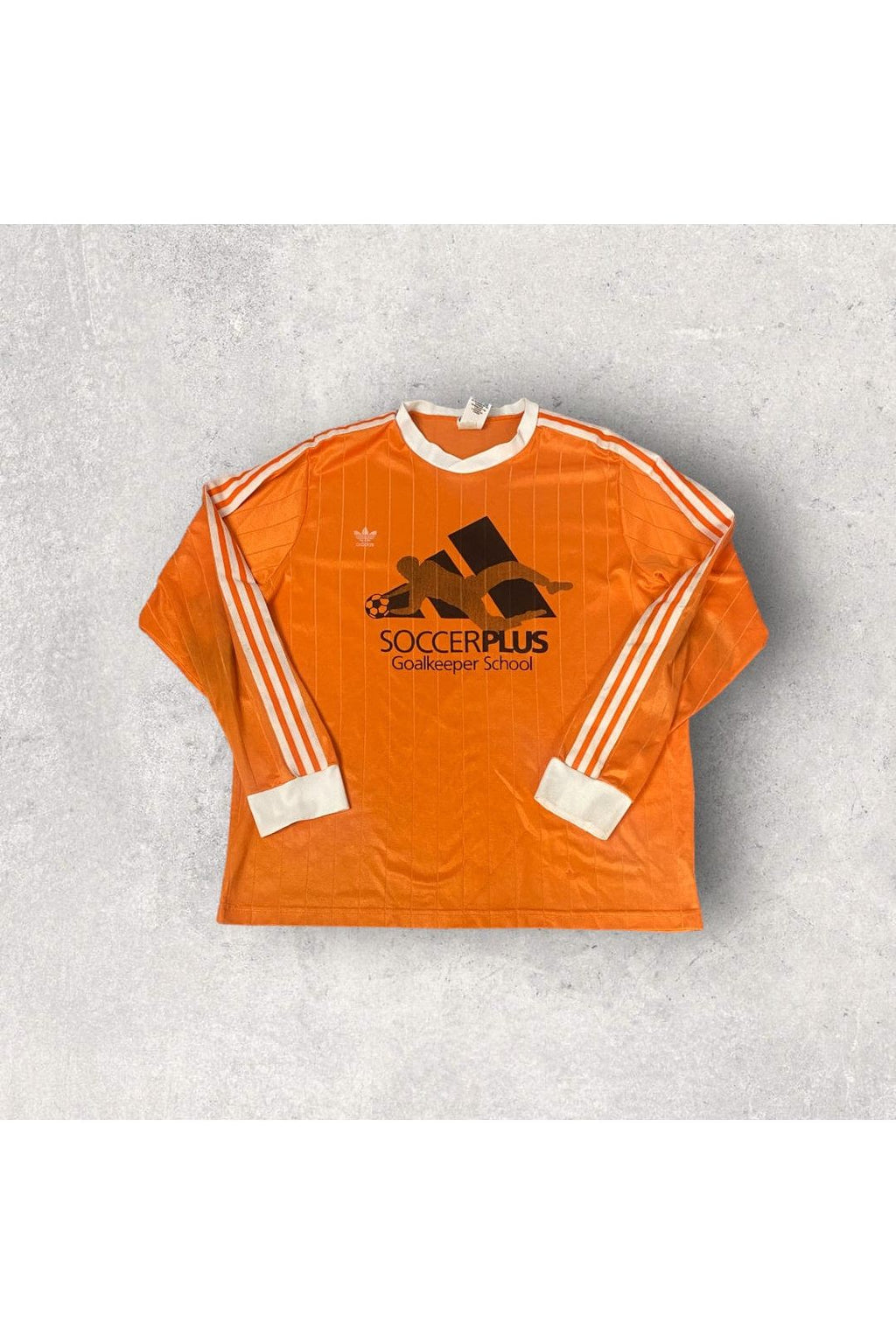 Vintage Adidas Made In USA Soccer Plus Goal Keeper School Soccer Jersey- XL