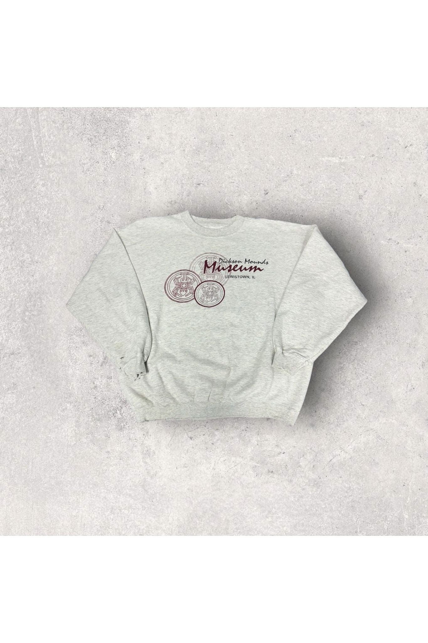 Vintage Gildan Dickson Mounds Museum Crewneck- XL