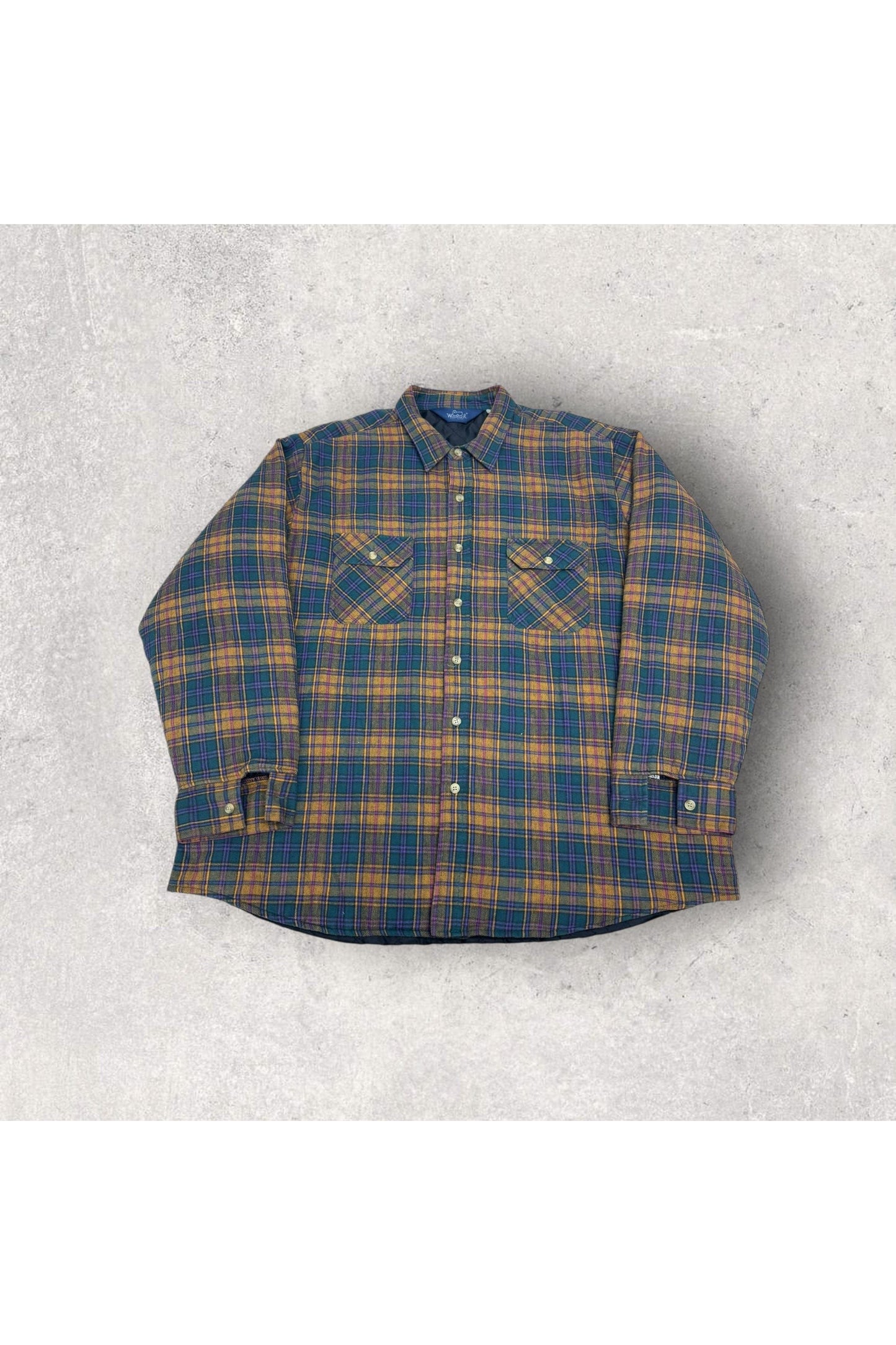 Vintage Woolrich Insulated Long Sleeve Flannel Button Up- XXL