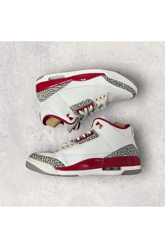Jordan 3 Retro CARDINAL RED- SZ 10