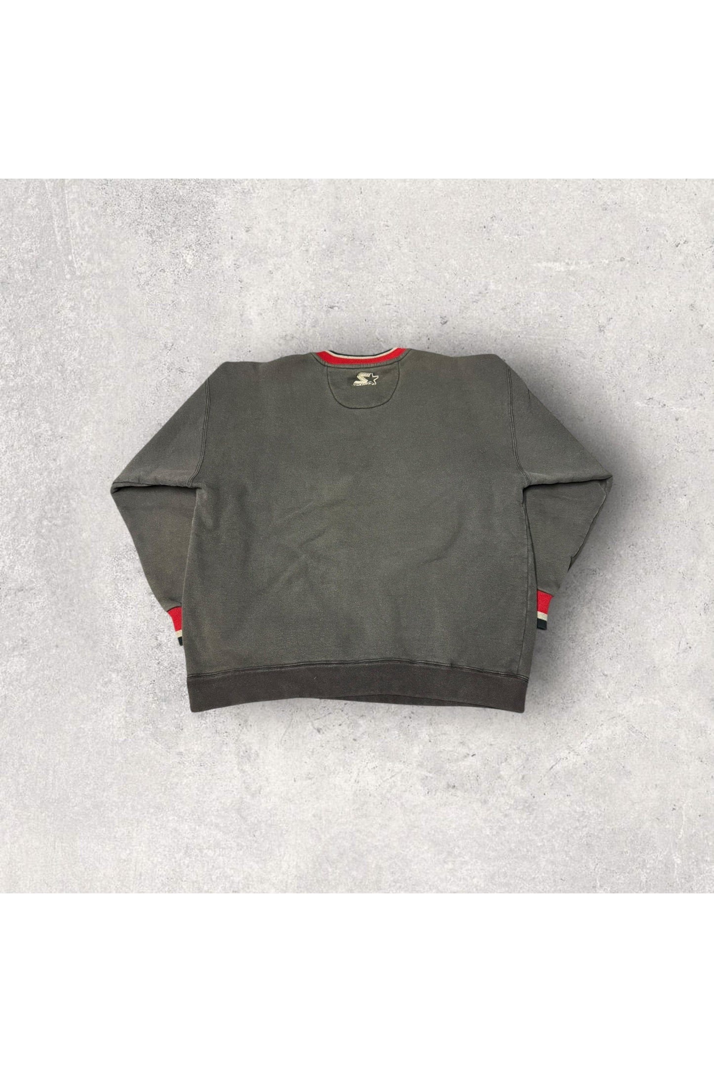 Vintage Starter Chicago Blackhawks Embroidered Crewneck- L