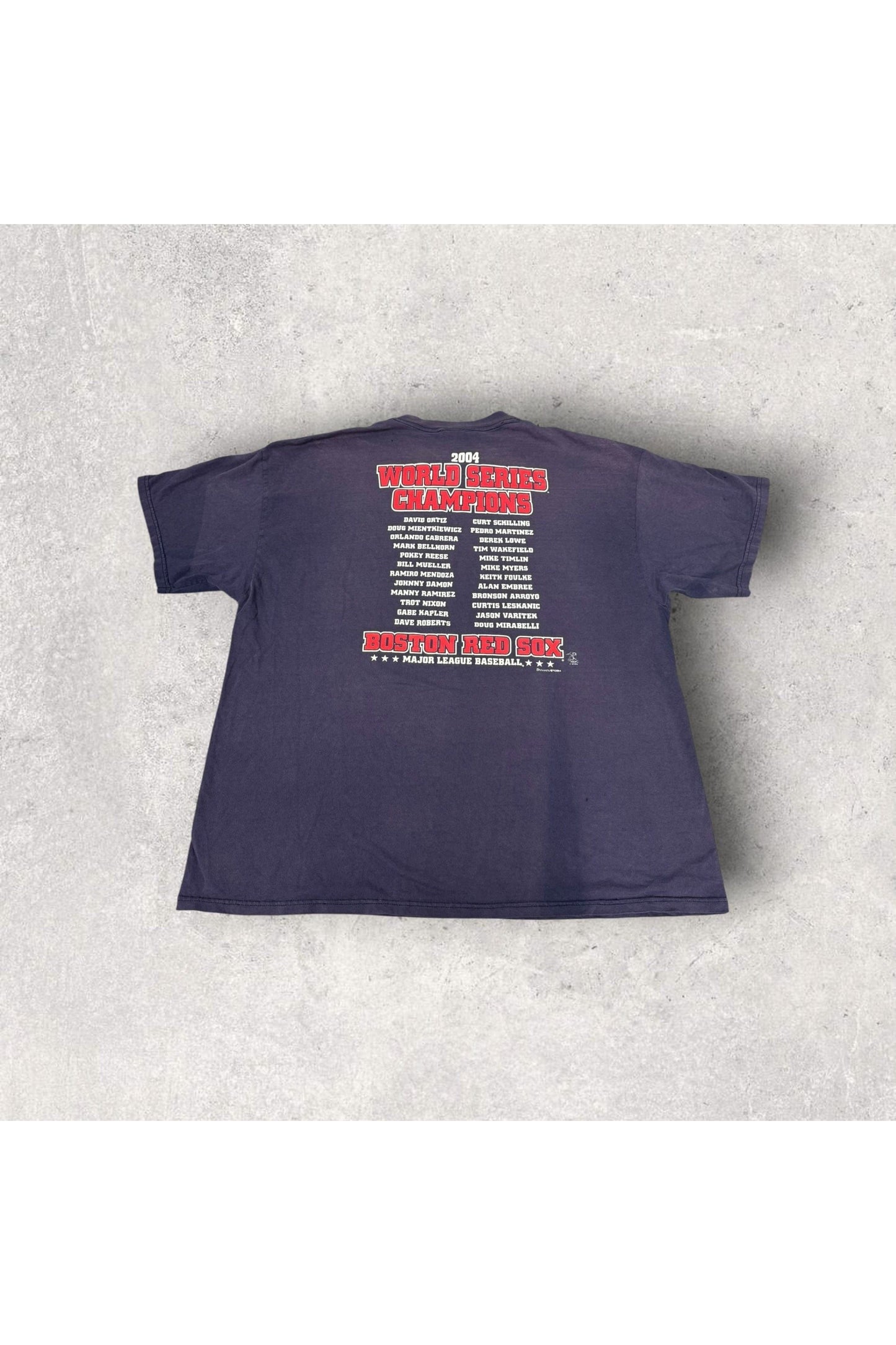 Vintage Dynasty Boston Red Sox 2004 World Series Champions Tee- XXL
