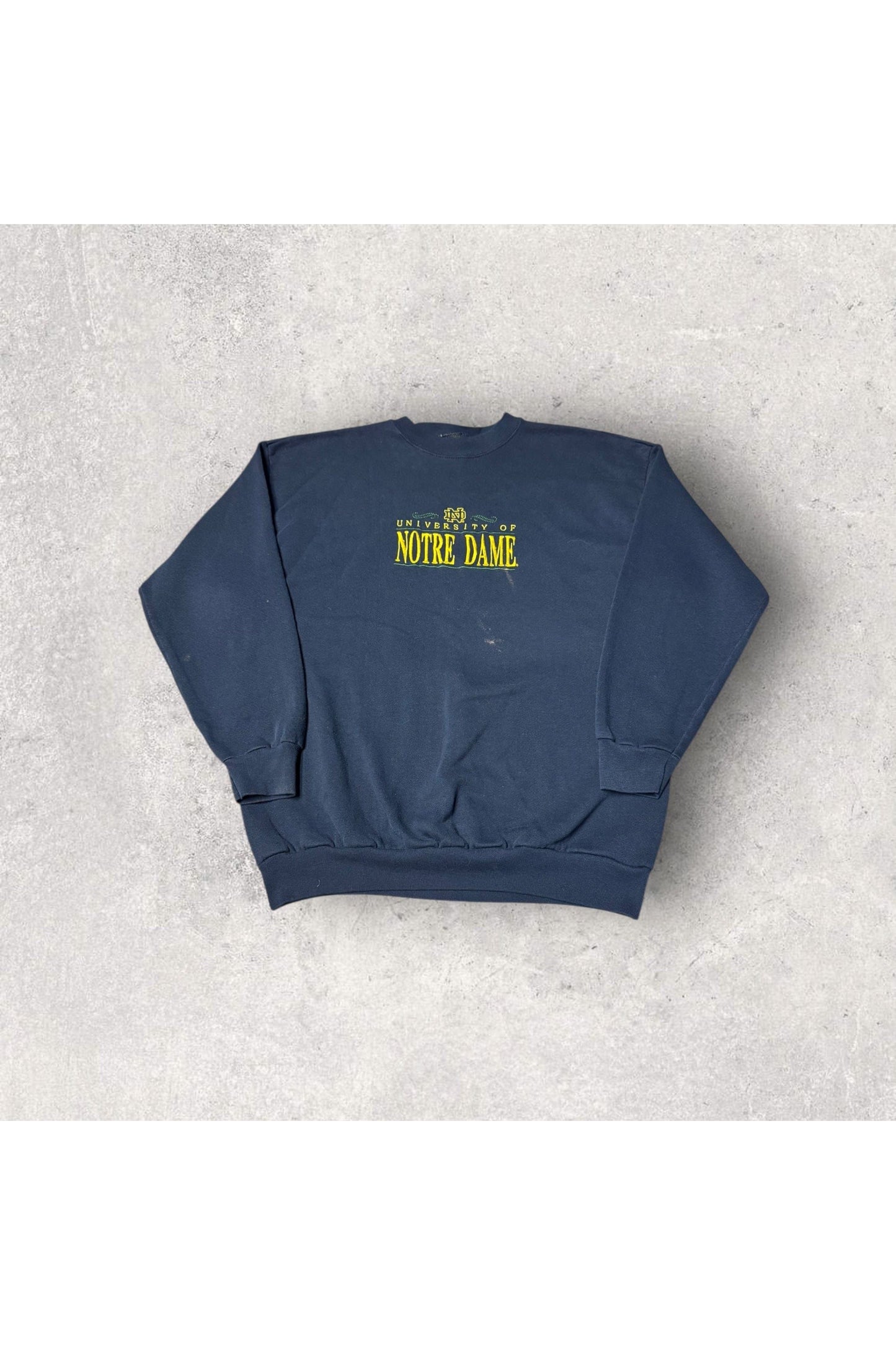 Vintage TSI University of Notre Dame Embroidered Crewneck- XL