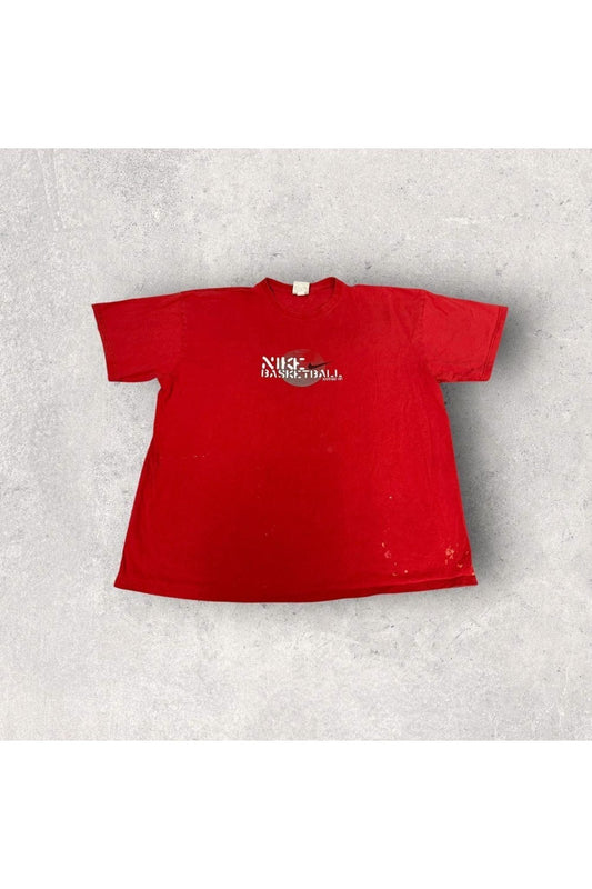 Vintage Nike Silver Tag Nike Basketball Tee- XXL