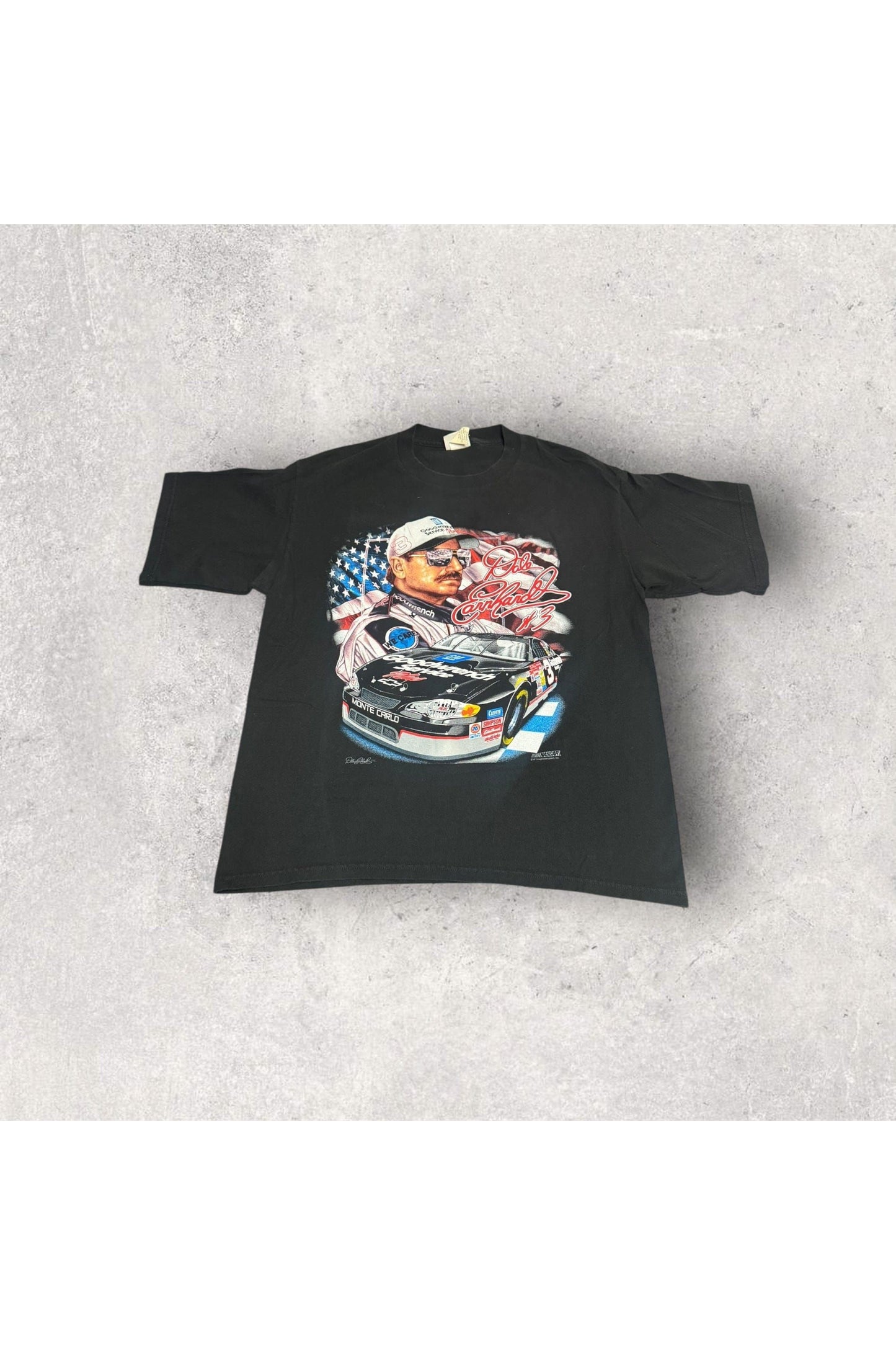 Vintage Lee Sport Dale Earnhardt Goodwrench Service Plus NASCAR Racing Tee- L
