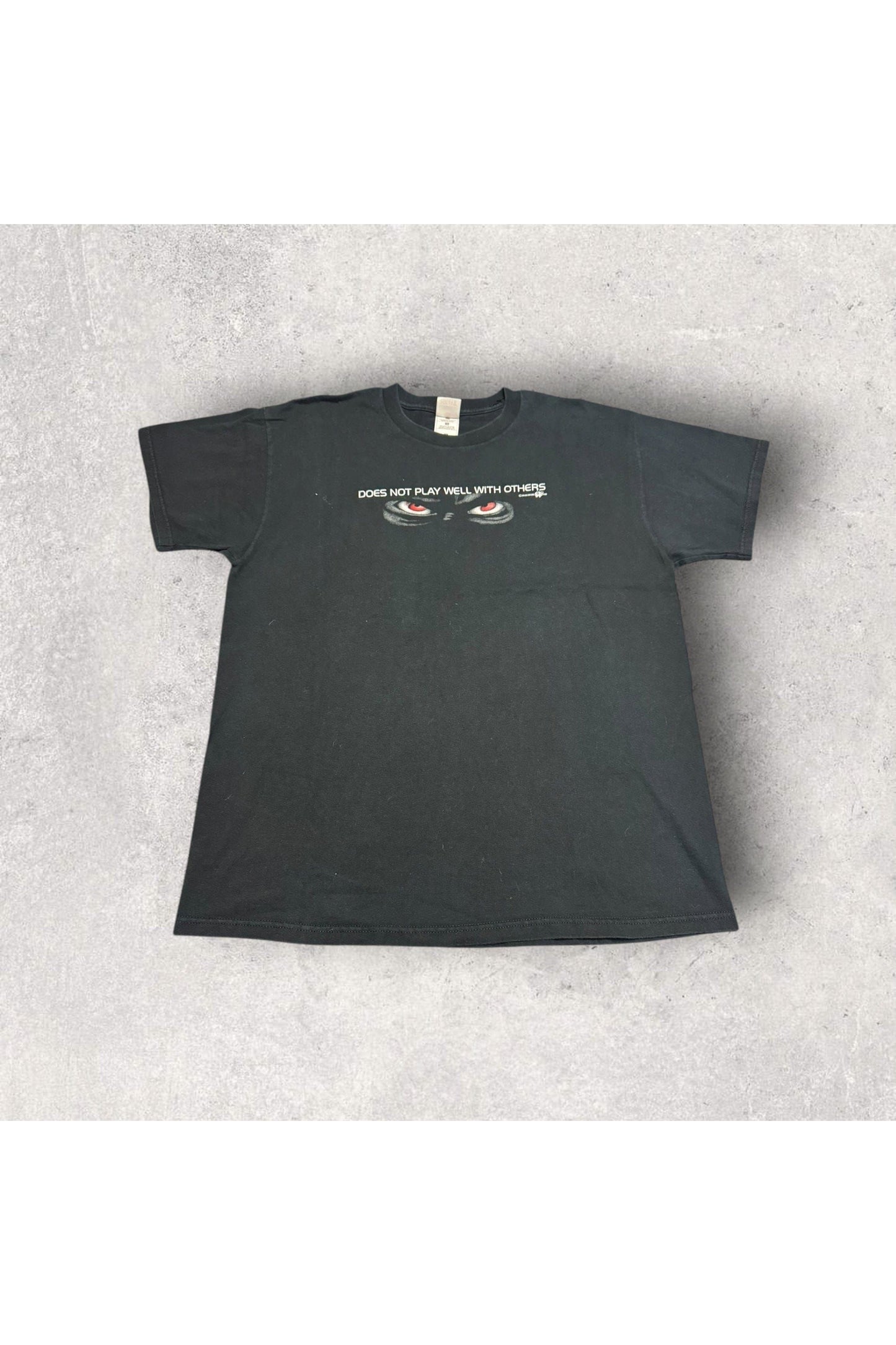 Vintage 2002 No Fear Does Not Play Well With Others Tee- XL