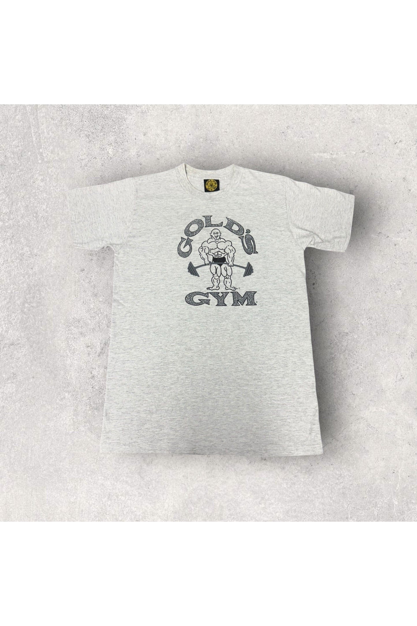 Vintage Single Stitch Made In USA GOLD'S GYM Tee- L
