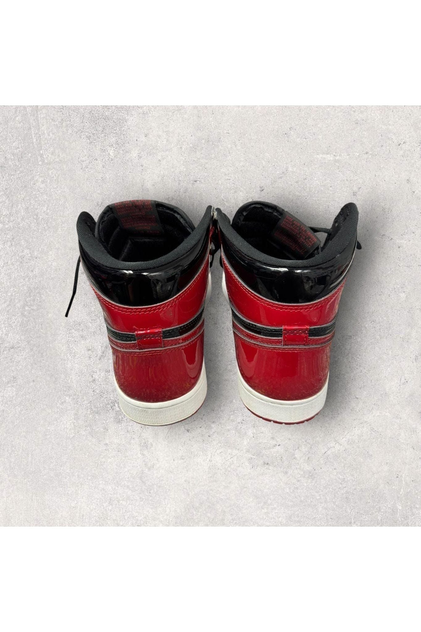 Jordan 1 Retro High OG PATENT BRED- SZ 8.5
