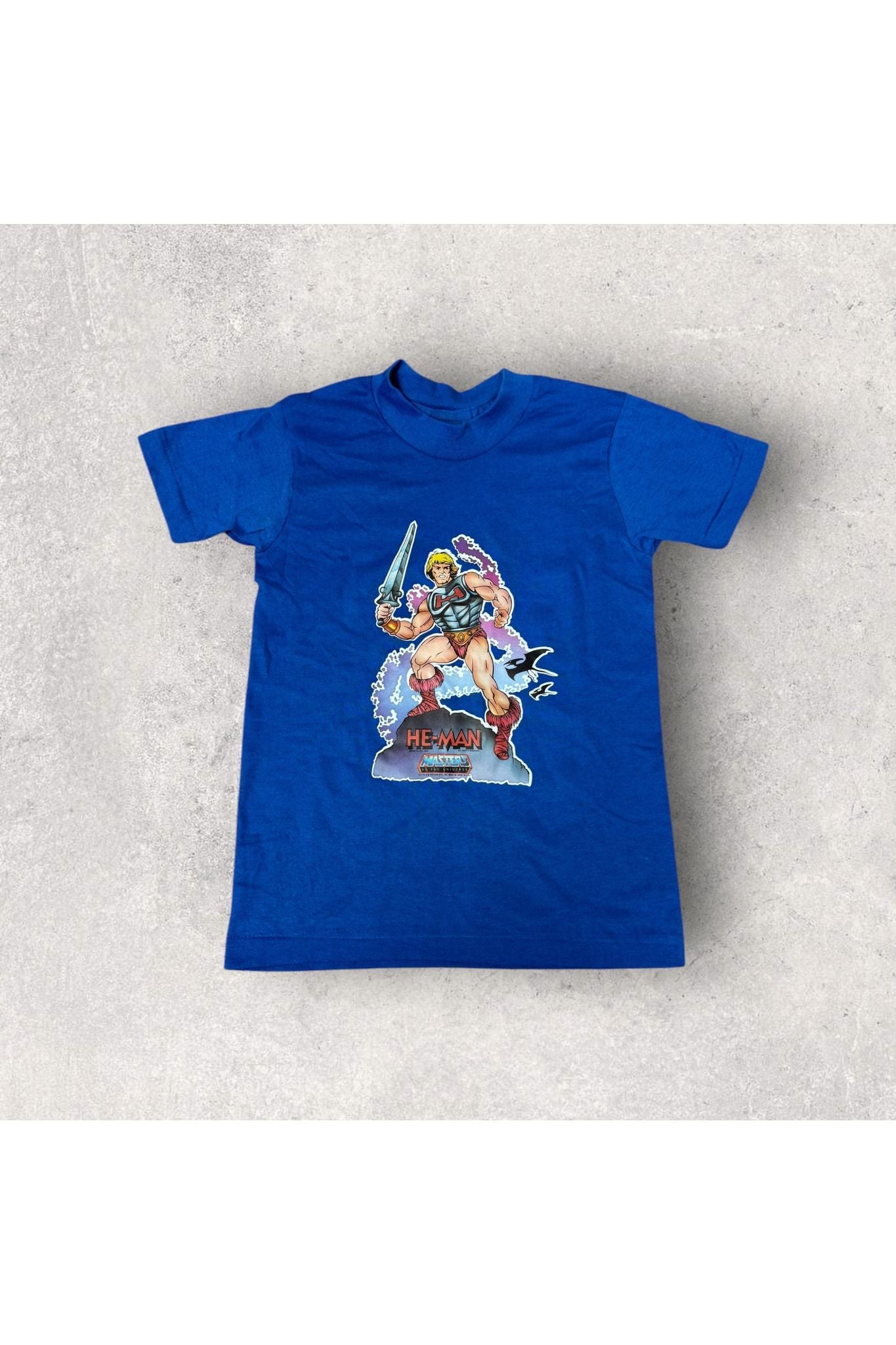 Vintage Deadstock 1983 He-Man Masters of The Universe Tee- YTH M (10-12)