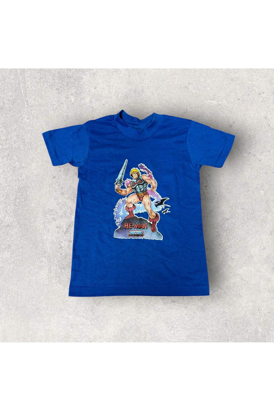 Vintage Deadstock 1983 He-Man Masters of The Universe Tee- YTH M (10-12)