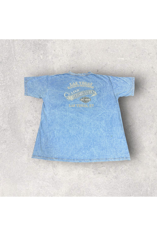 Vintage 2002 Made In USA Las Vegas Harley-Davidson Pocket Tee- XL
