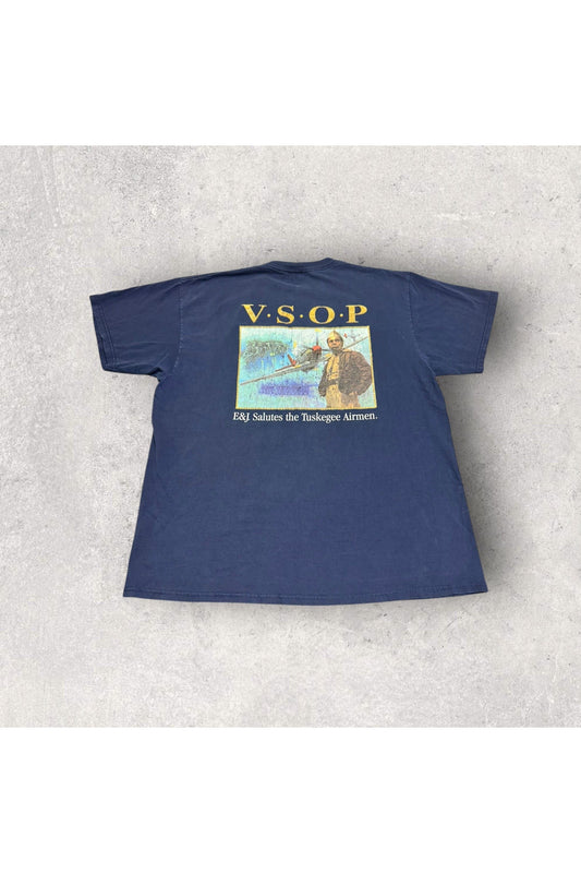 Vintage Delta Pro Weight E & J Salutes The Tuskegee Airmen V.S.O.P Tee- XL