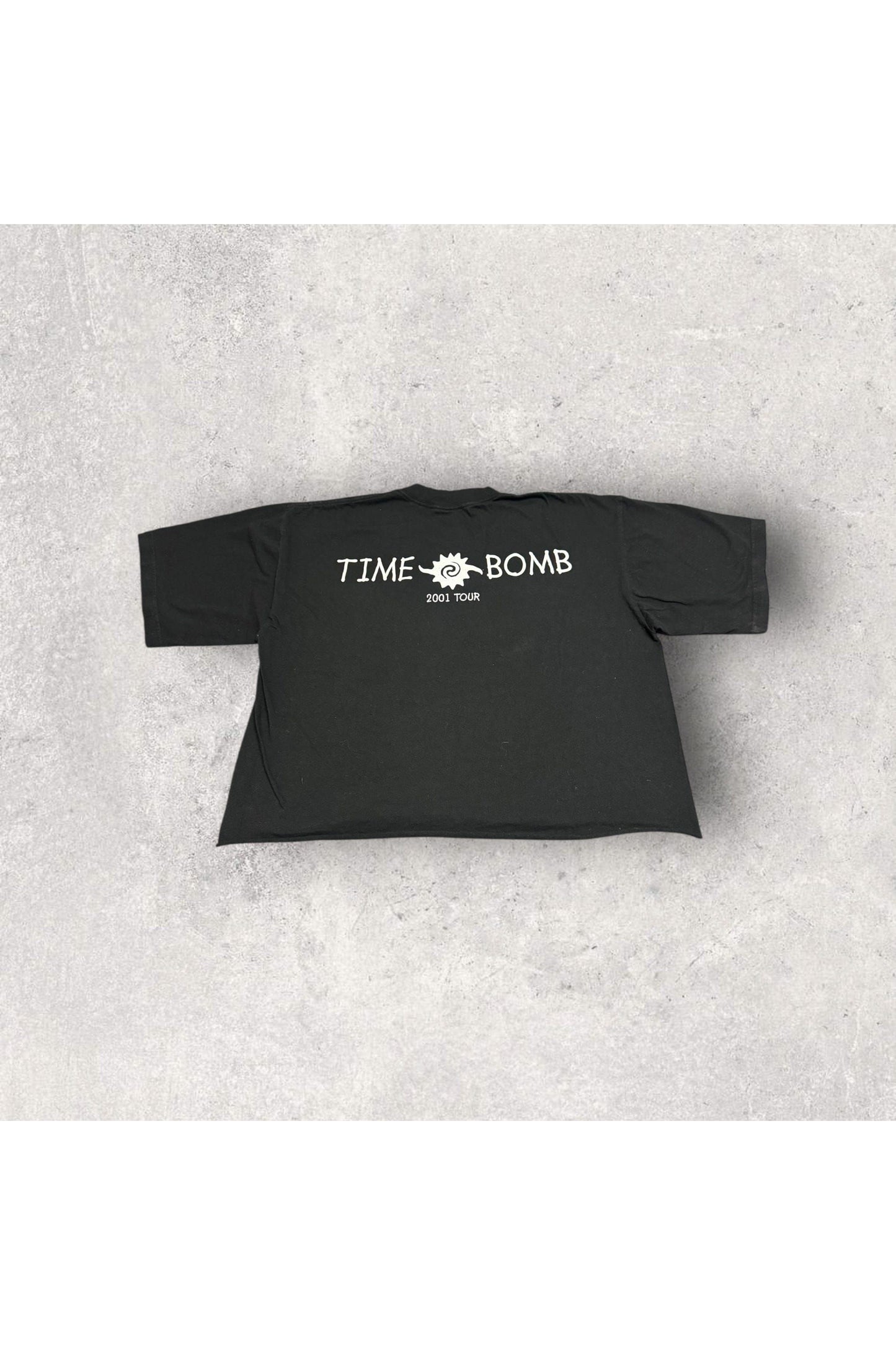 Vintage Giant Buckcherry 2001 Time Bomb Tour Cropped Tee- XL