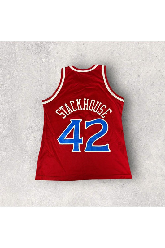 Vintage Champion Jerry Stackhouse Philadelphia 76ers Jersey- SZ 40