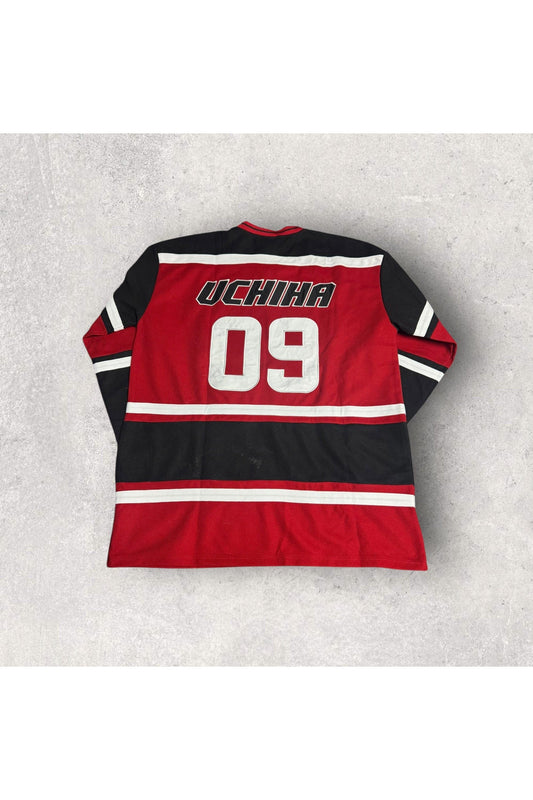 Naruto Shippunden Akatsuki Uchiha 09 BoxLunch Anime Hockey Jersey- L