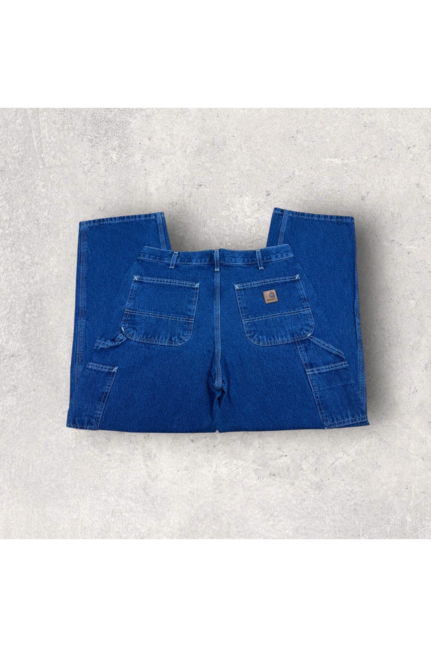 Carhartt Original Dungaree Fit B13 DST Carpenter Workwear Jeans- 33 x 30