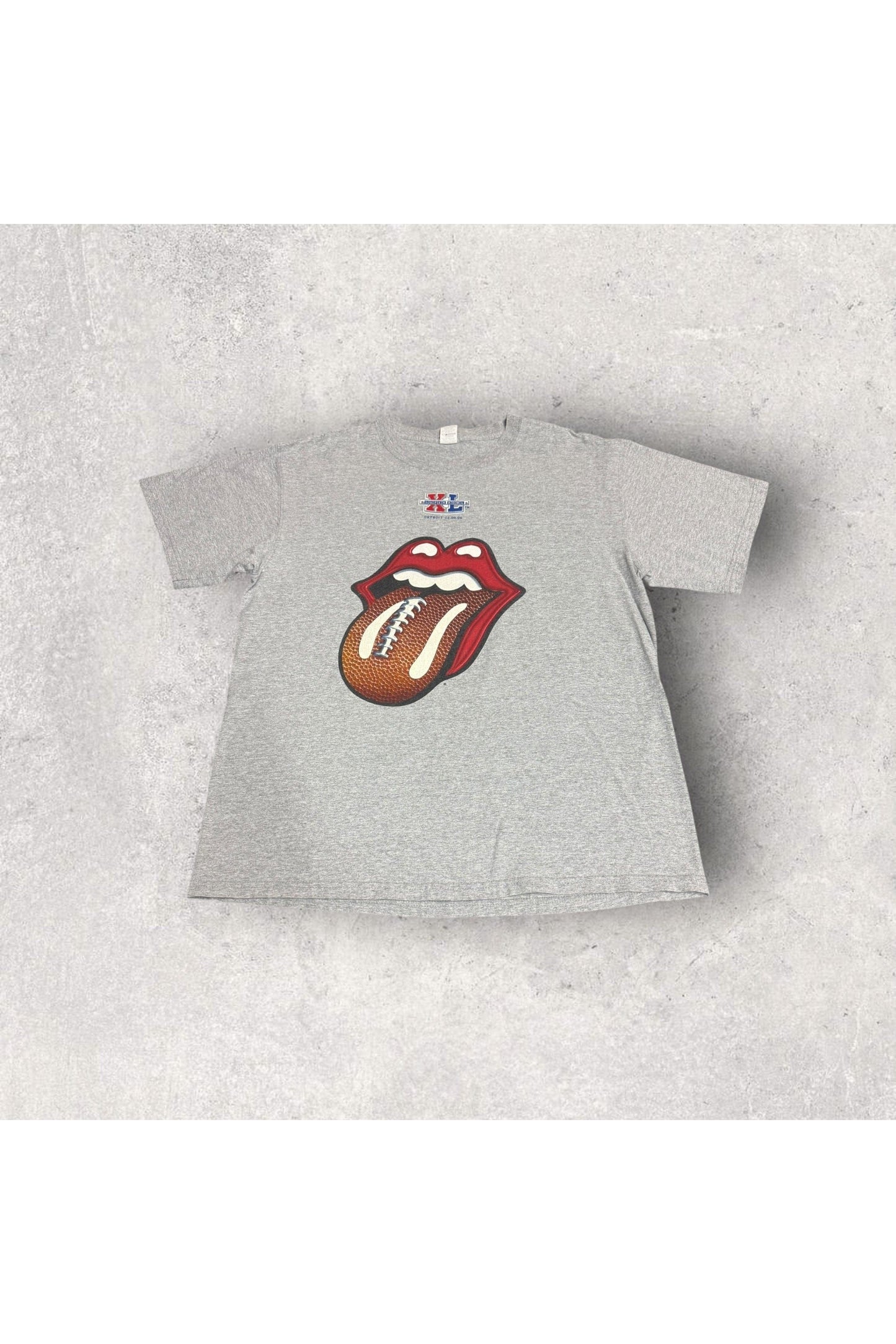 2006 Super Bowl XL Detroit Rolling Stones Tee- L