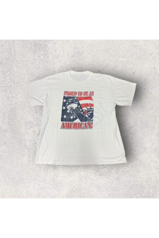 Vintage 2001 Proud To Be An American Tee- XL