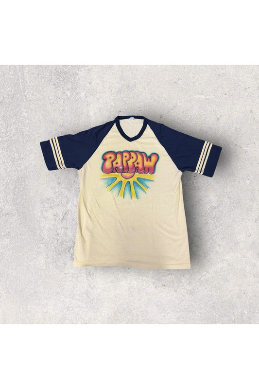 Vintage Pappaw Airbrushed V-Neck Tee- M
