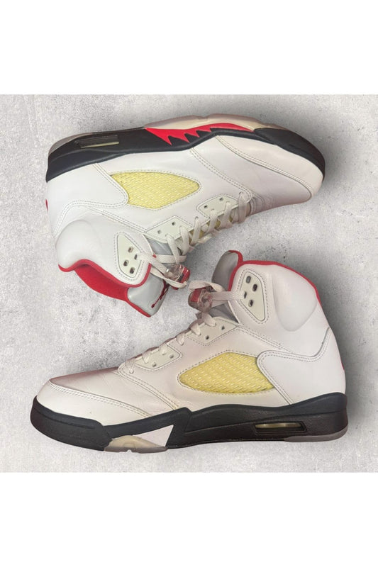 Jordan 5 Retro Fire Red Silver Tongue (2020)- SZ 11.5