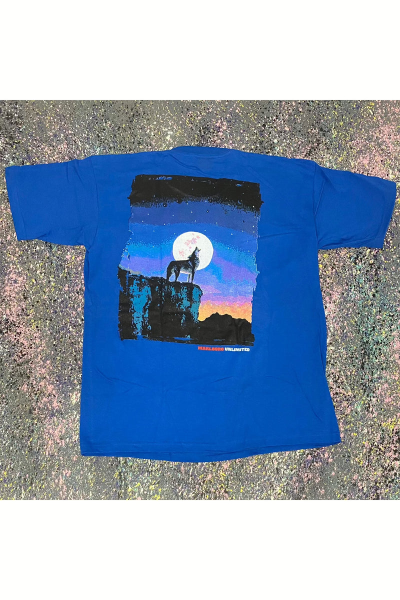 Vintage Deadstock 90s Marlboro Howling Wolf Tee- XL – BACK2THEVINTAGE