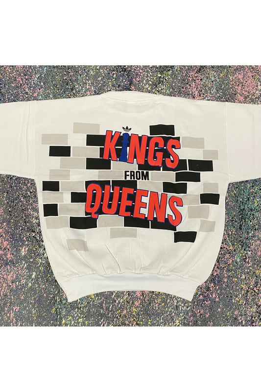 Vintage Deadstock 1986 Adidas Run DMC Kings From Queens Crewneck- M (Fits L)