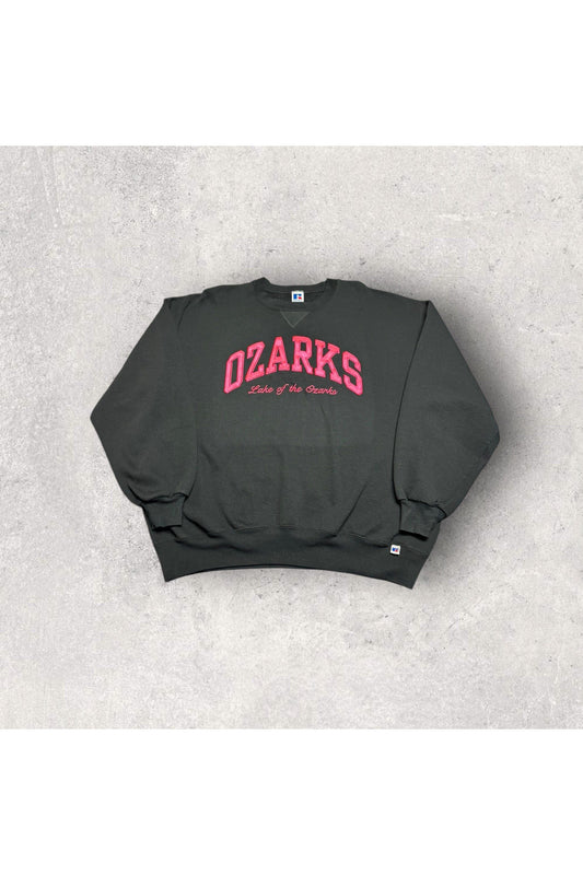 Vintage Made In USA Russell Athletic Ozarks Lake Of The Ozarks Embroidered Crewneck- XXL
