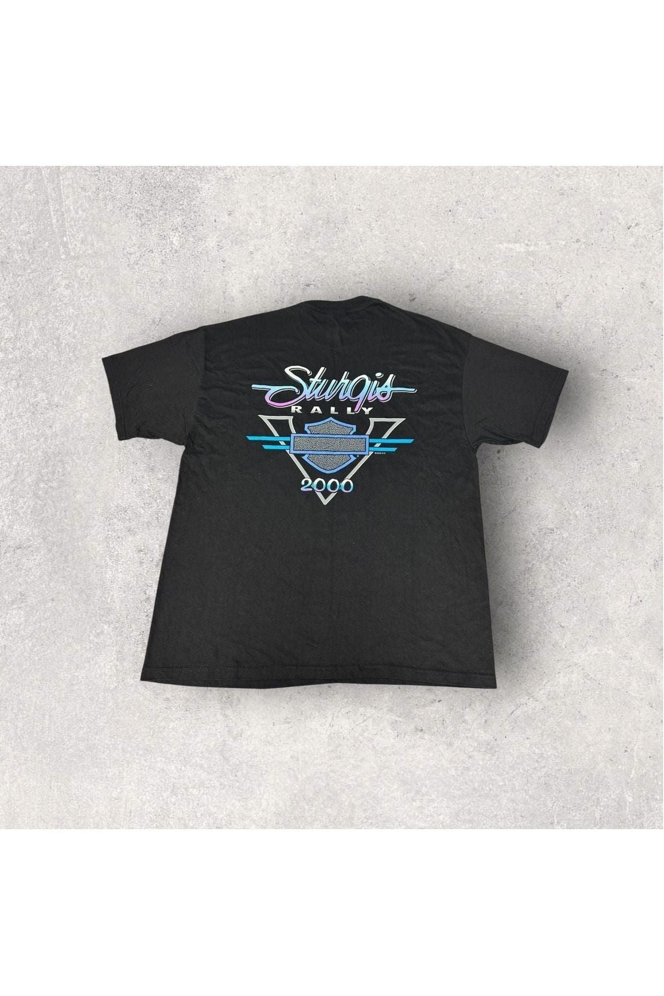 Vintage Harley-Davidson Sturgis 2000 Black Hills Rally Tee- XL
