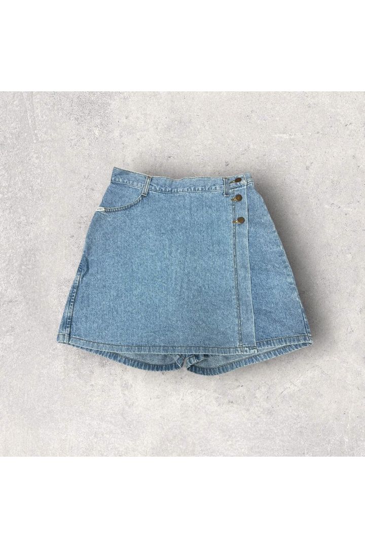 Vintage LEE Made In USA Skirt Shorts- SZ 12 MED