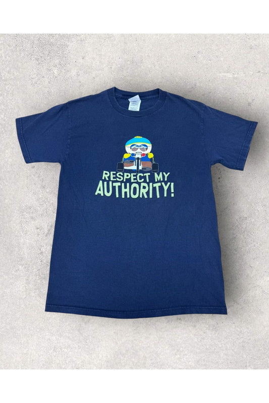 Vintage Delta Pro Weight Cartman Respect My Authority South Park Promo Tee- S