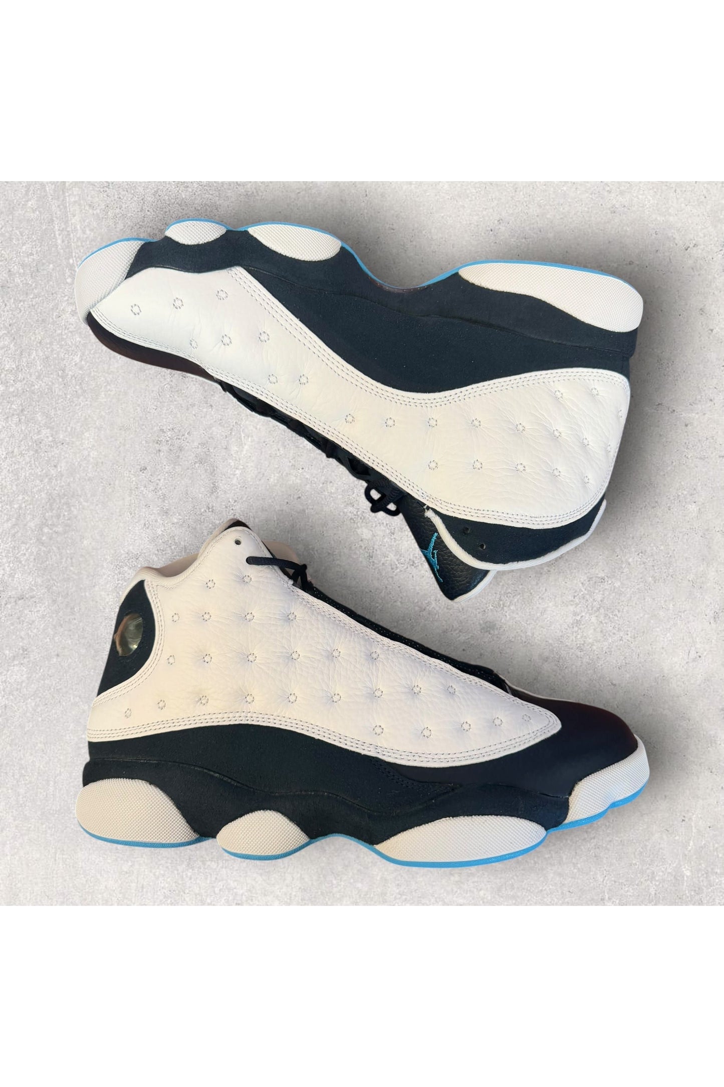 Jordan 13 Retro Obsidian Powder Blue White- SZ 10.5