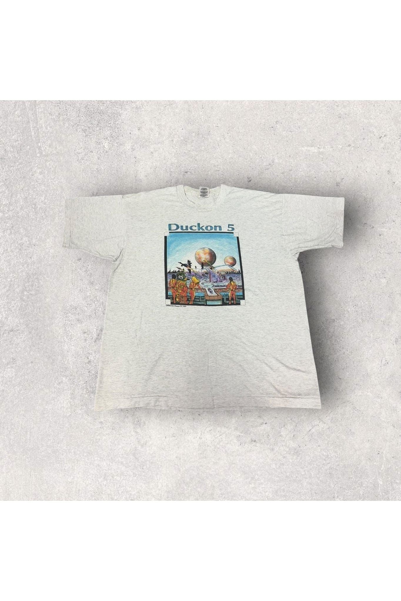 Vintage 1996 Offworld Designs Duckon 5 Tee- XL