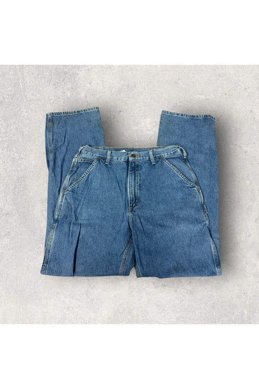 Vintage Carhartt B13 STW Original Dungaree Fit Carpenter Workwear Jeans- SZ 34 x 34