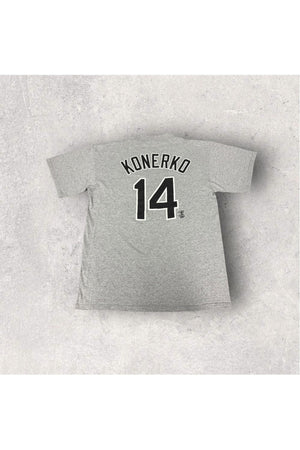 Vintage Majestic Chicago White Sox Paul Konerko Tee- L