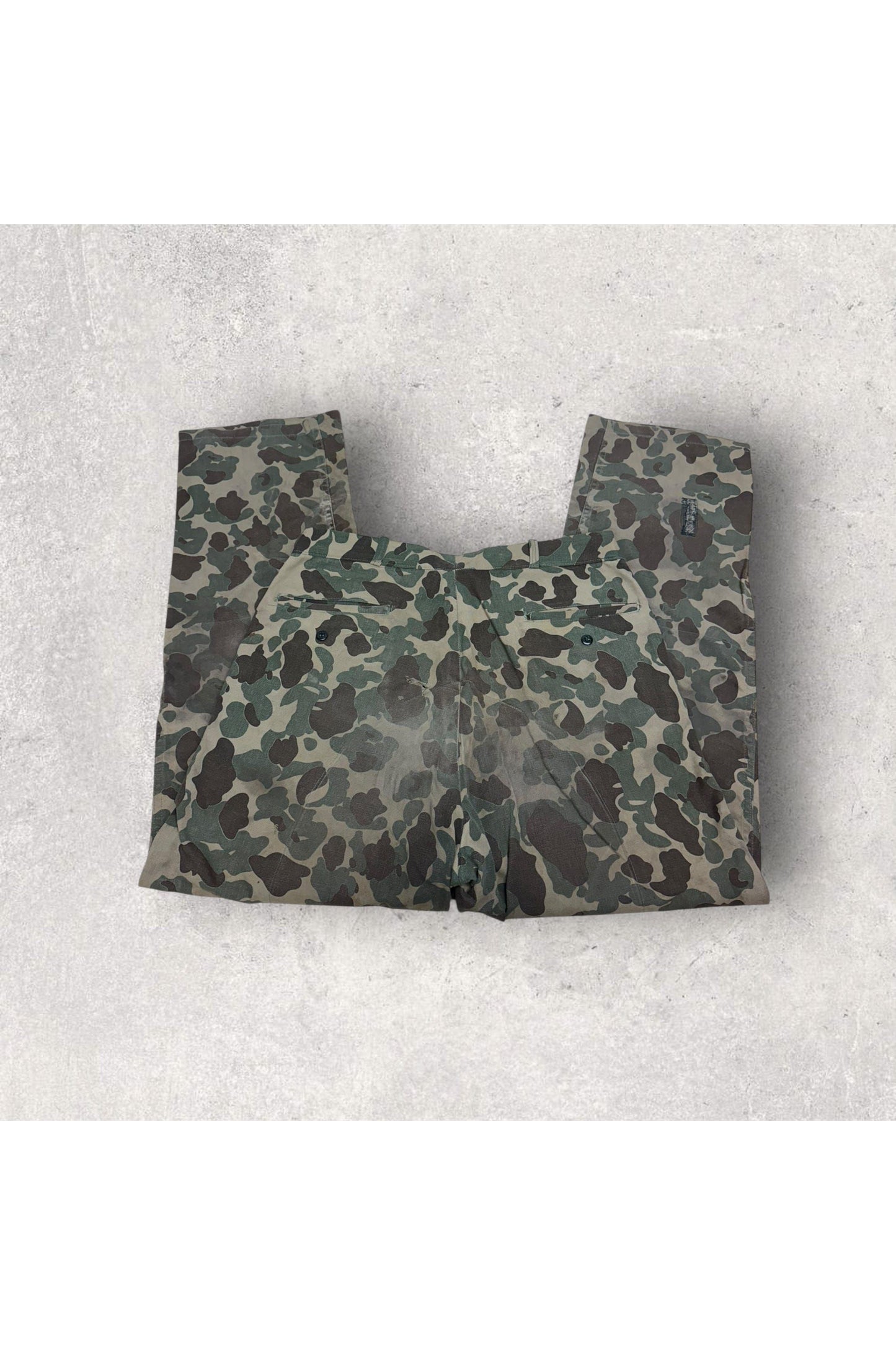 Vintage 1960s Spiegel Duck Camo Hunting Pants-32 x 30