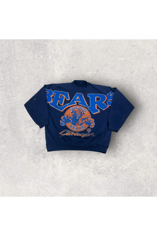 Vintage 1995 Chicago Bears Cliff Engle Spell Out Crewneck- L