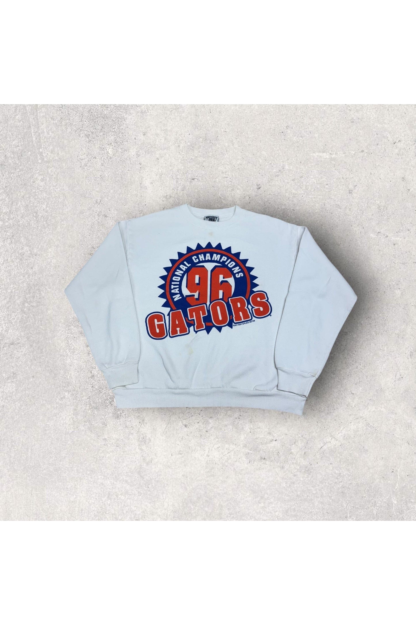 Vintage LEE Made In USA 1996 Florida Gators National Champions Crewneck- L