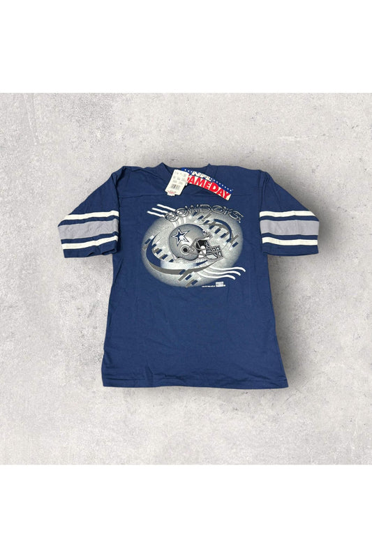 Vintage Deadstock 1994 NFL Game Day Dallas Cowboys 3/4 Sleeve Tee- YTH L (14-16)