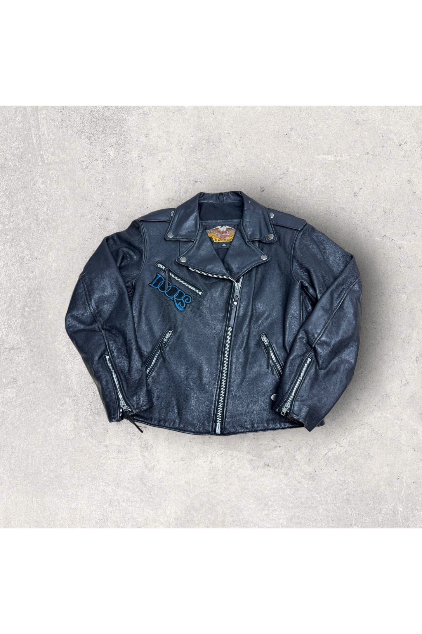 Vintage Made In USA Women's Harley-Davidson Leather Biker Jacket- M