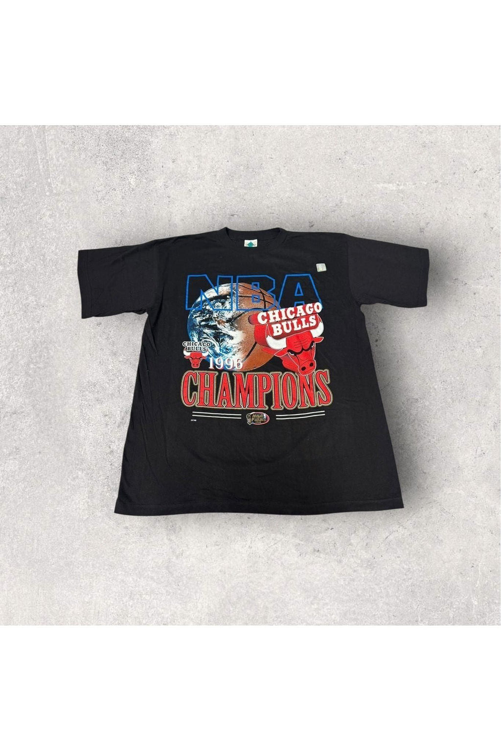 Vintage Deadstock Tour Champ 1996 Chicago Bulls Champions Tee- XL