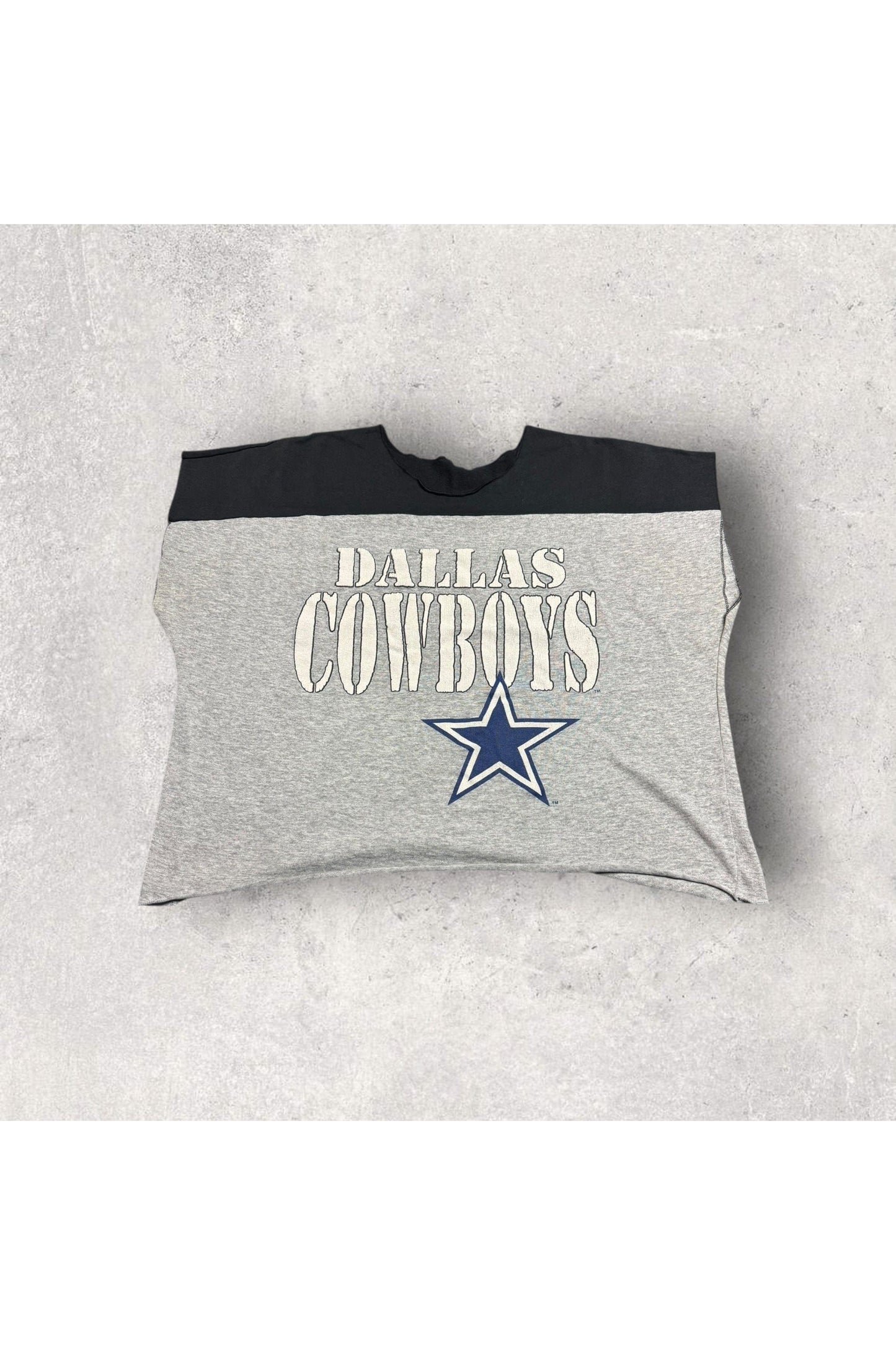 Vintage Chopped Dallas Cowboys Workout Tee- XXL