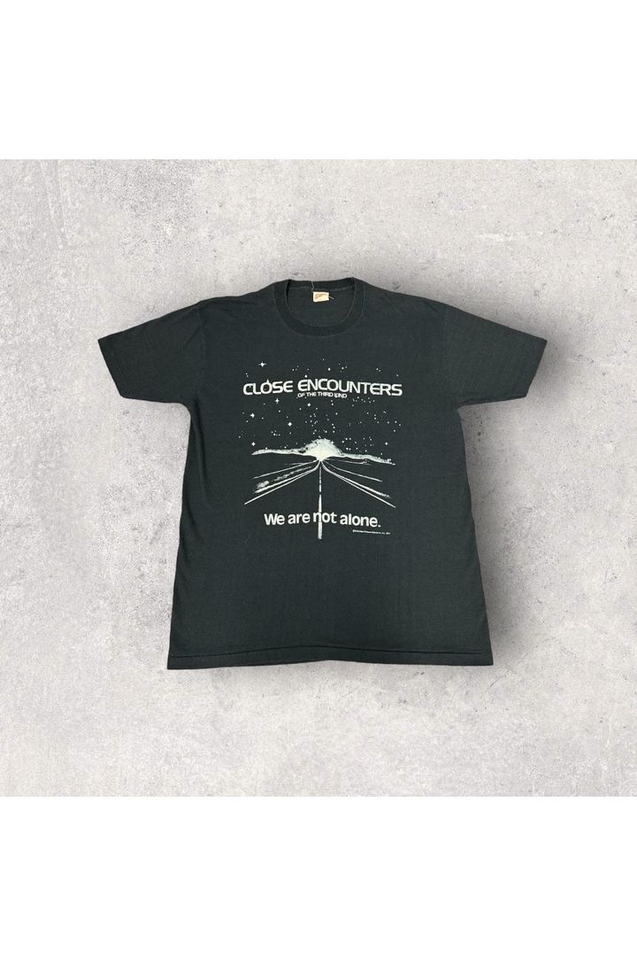 Vintage Allison N.Y. 1977 Close Encounters Of The Third Kind Movie Promo Tee- L